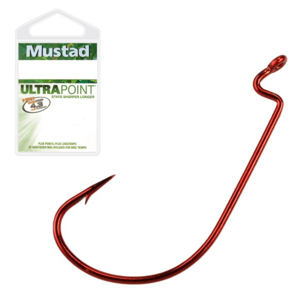 Mustad 37177NP-RB MEGA BITE RED