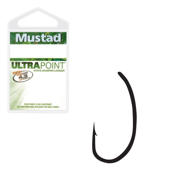 Mustad 60545NP-BN CARP XV2 CURVE SHANK ELITE BLACK NICKEL