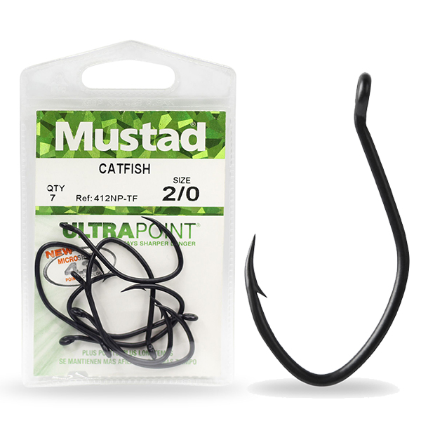 Mustad 412NP-TF CATFISH HOOKS