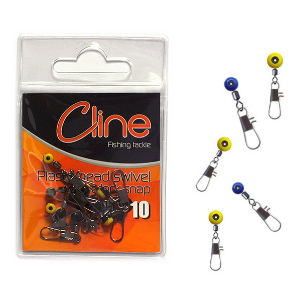C Line PLASTIC HEAD SWIVEL INTERLOCK SNAPS