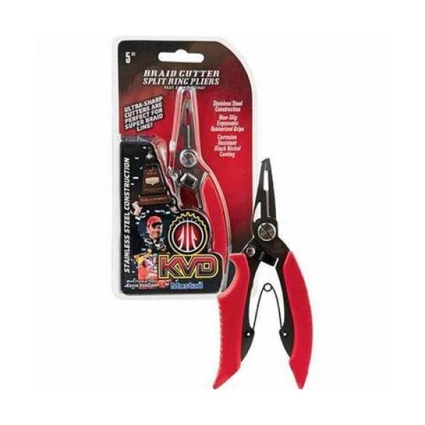 Mustad KVD BRAID CUTTER SPLIT RING PLIERS