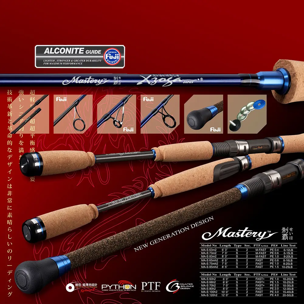 Xzoga MASTERY – 85MH2 # PE1.5 254cm Max 60g