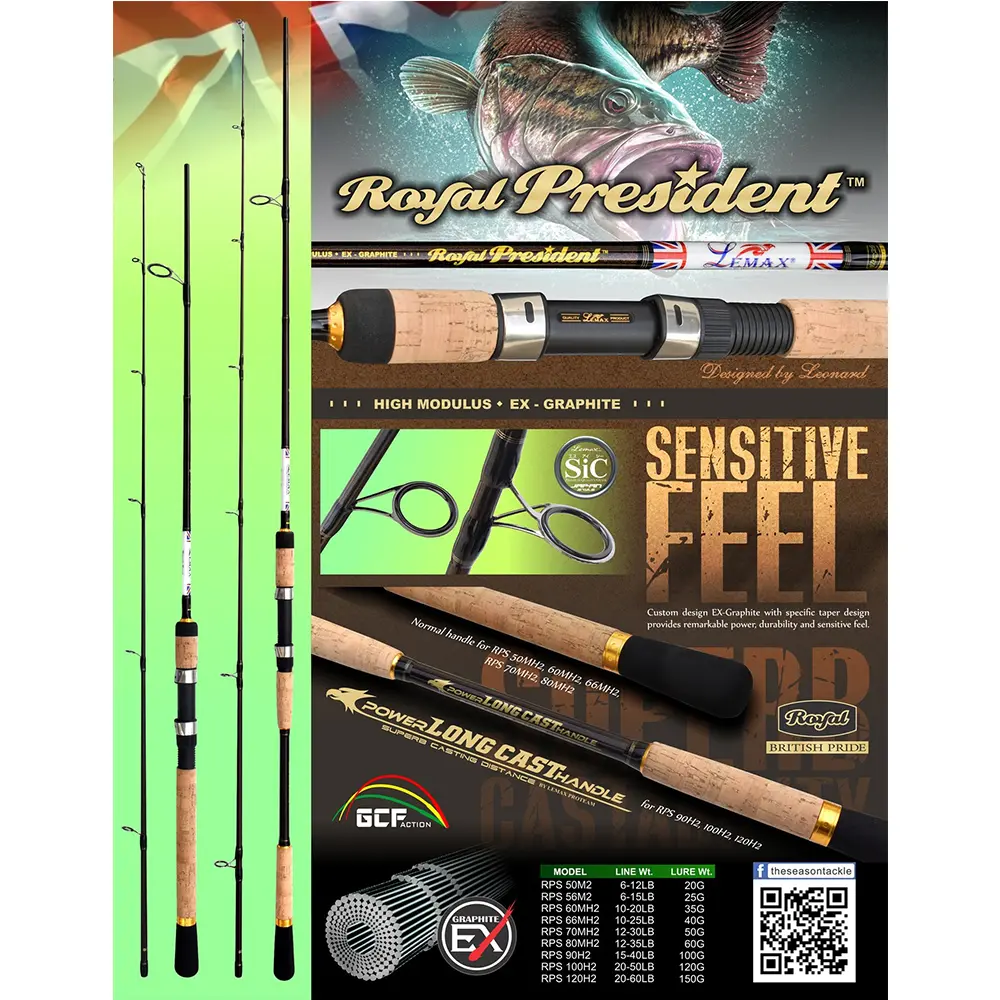 LEMAX ROYAL PRESIDENT – 270CM, RPS 90 H2   # 15-40LB, MAX100gr