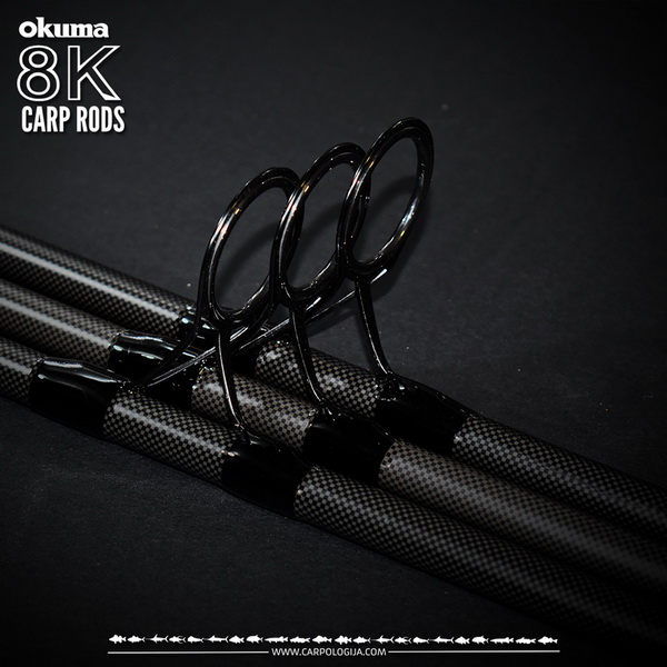 Okuma 8K Carp Rods – 12′ 360cm 3Lbs , 2 sec