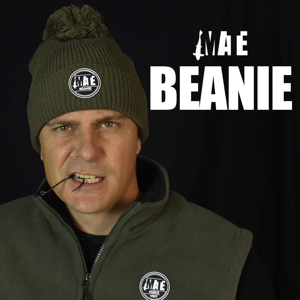 Mate Beanie Green With Rubber Label