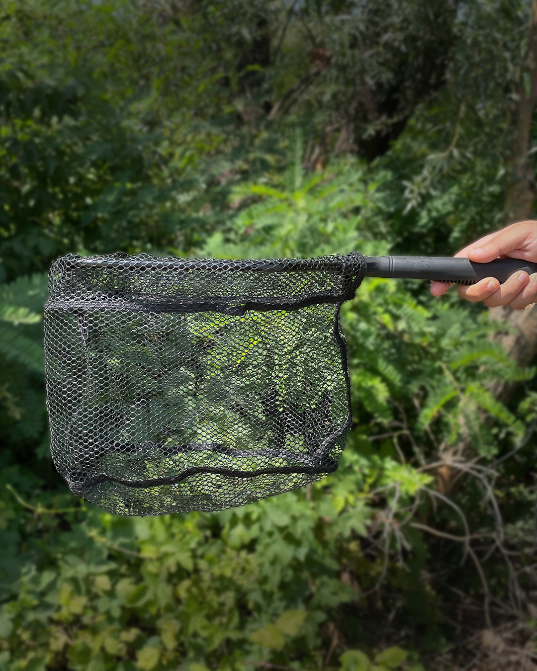 MATE MINI LANDING NET W/HANDLE 32X24CM