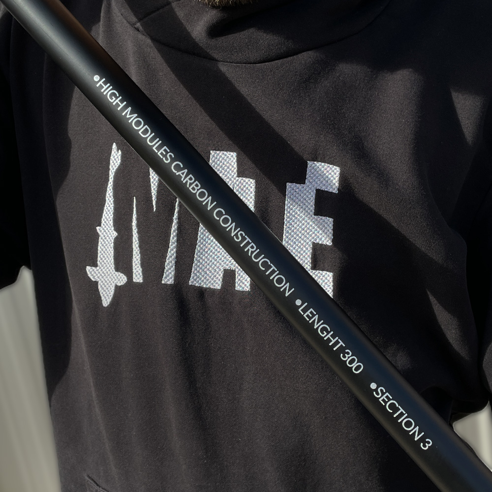 MATE CARBON TELESCOPIC L.N.HANDLE 300cm, 3sec