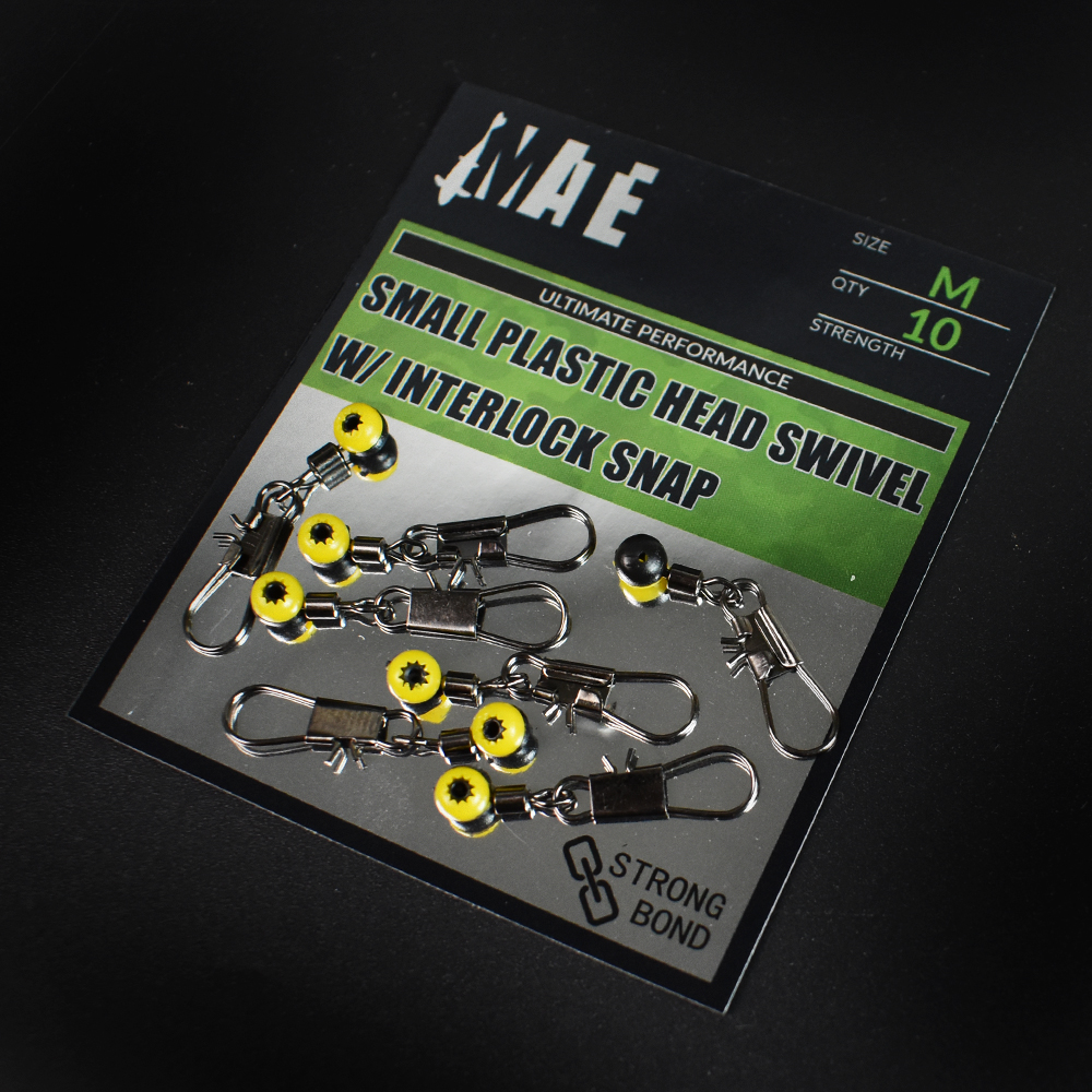 MATE PLASTIC HEAD SWIVEL W/INTERLOCK SNAP