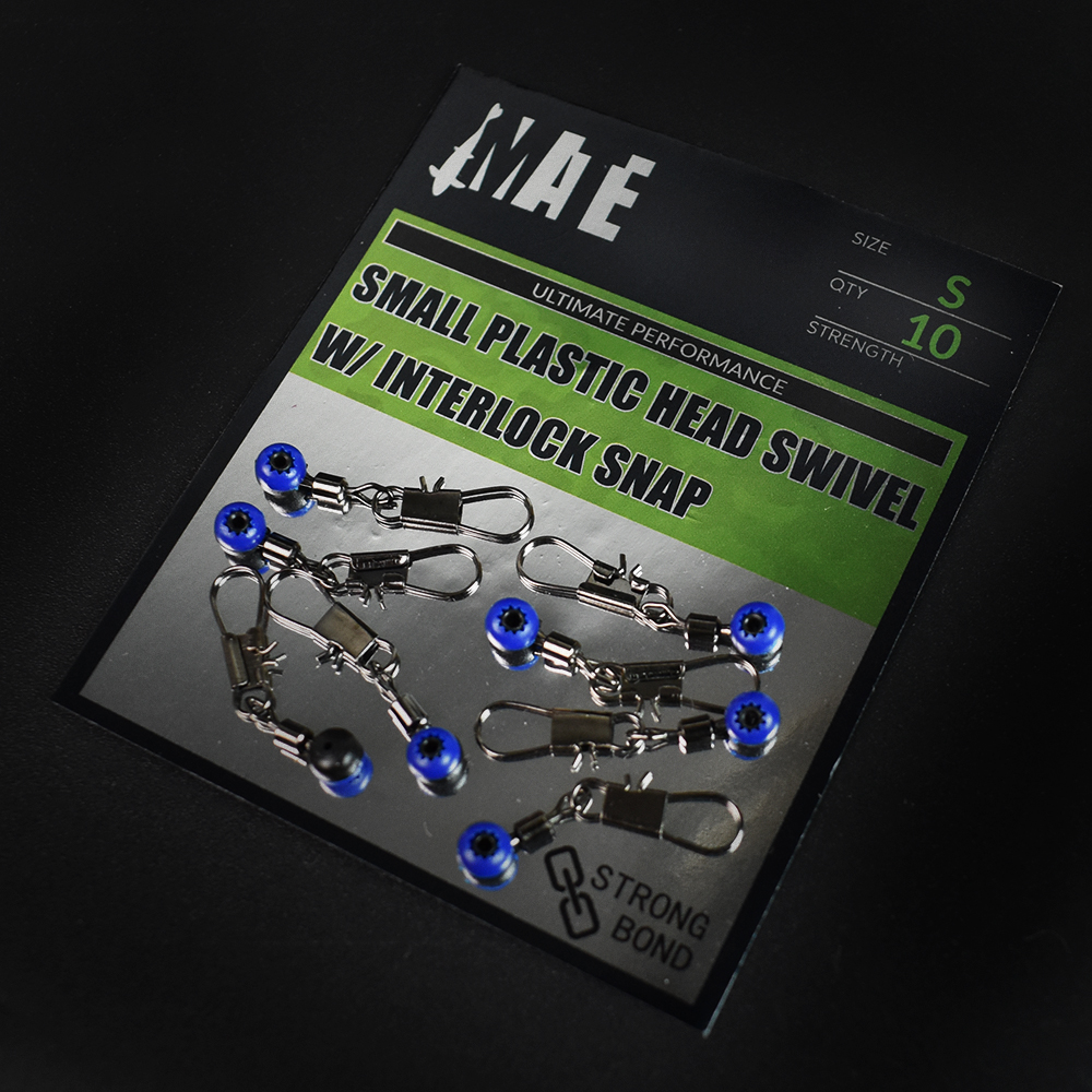 MATE PLASTIC HEAD SWIVEL W/INTERLOCK SNAP