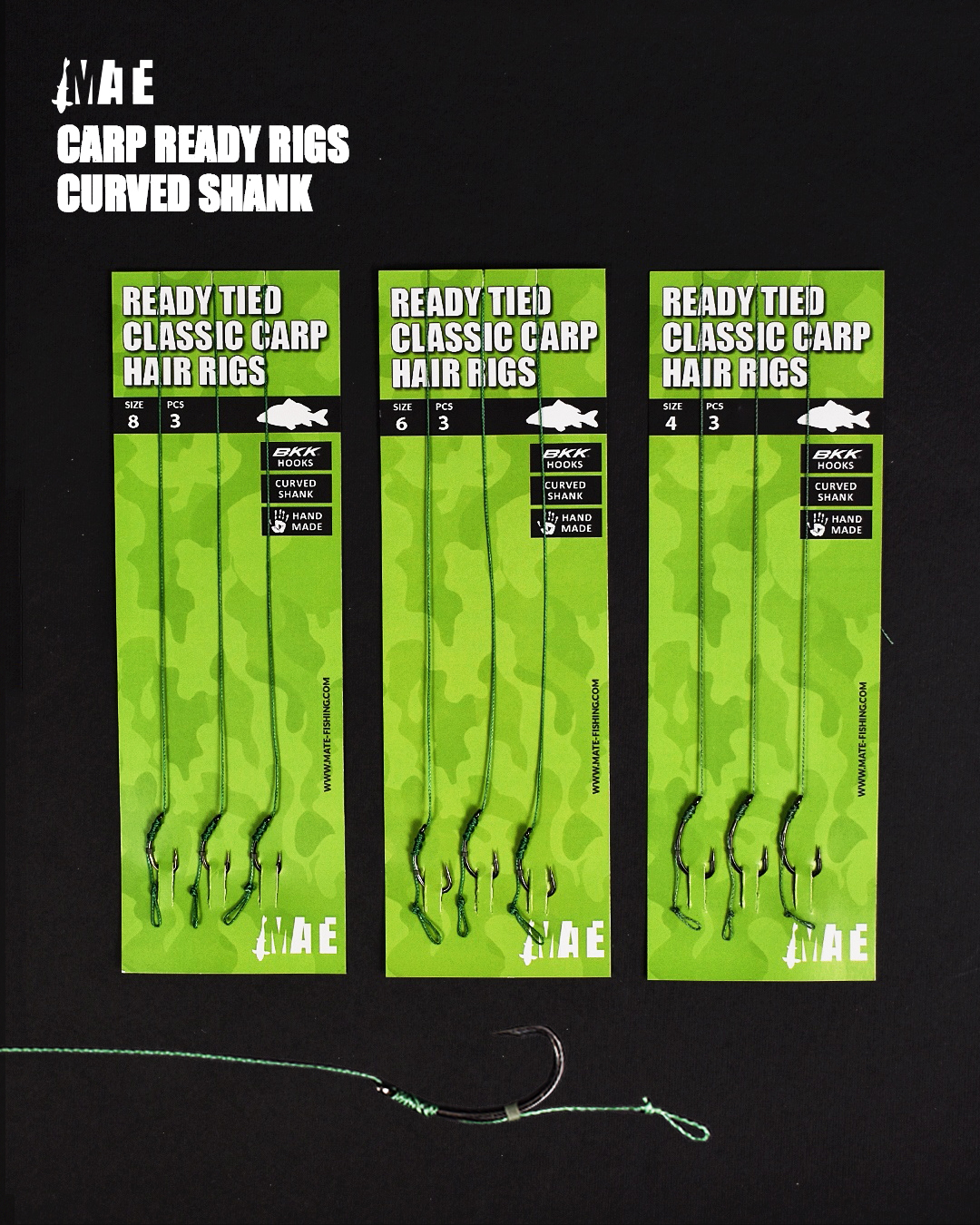 Mate Ready Carp Rigs Wide Gap