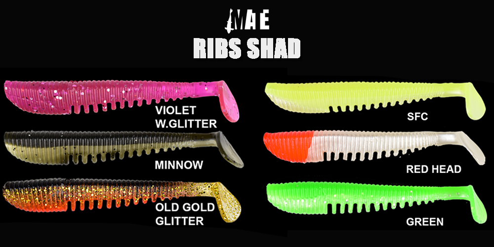 Mate Ribs Shad 75mm 7kom