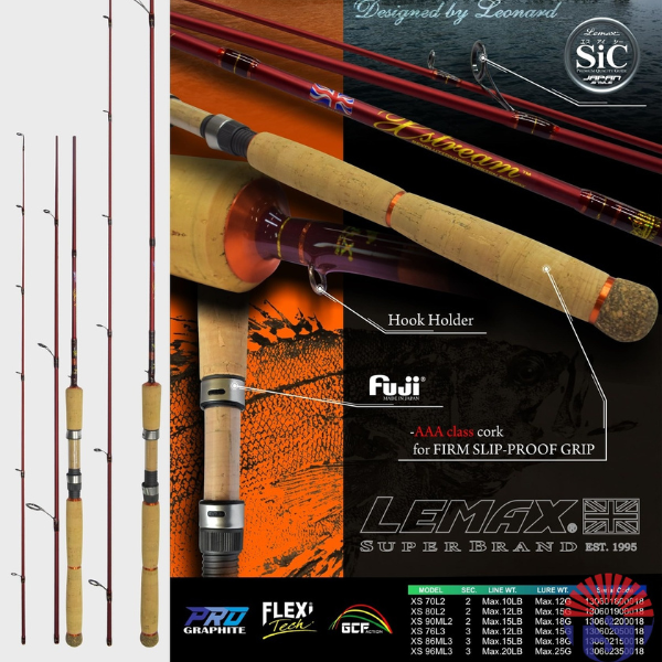 Lemax X-Stream SpinFly – 259cm, 15LB/18G