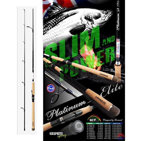 LEMAX PLATINUM ELITE – 100MHS2 # 12-40LB, 300cm,, max 80gr