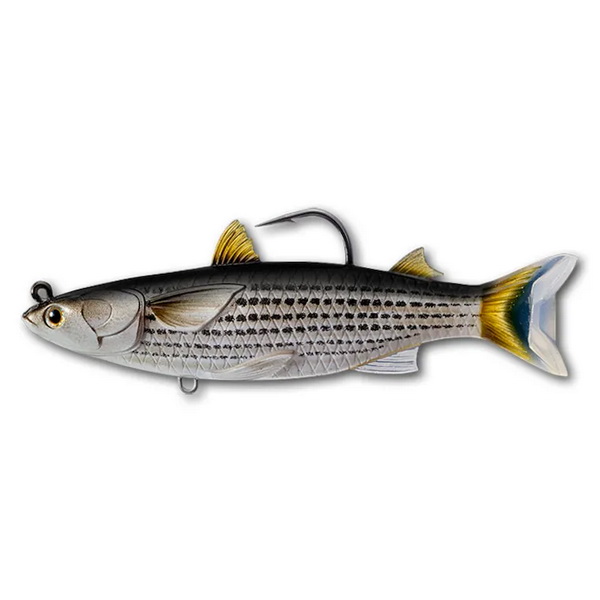 Livetarget Mullet Swimbait, 140mm, 42gr, Silver Black
