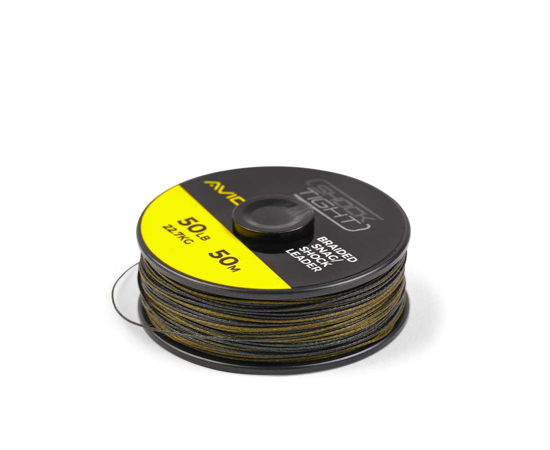 AVID SHOCK TIGHT BRAIDED LEADER 50LB – 50M