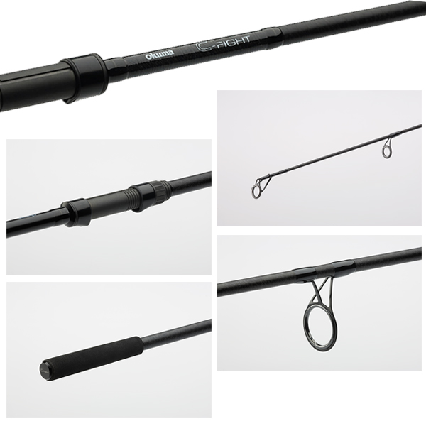 Okuma C-Fight Carp Rods – 13′ 390cm 3.5Lbs 2sec