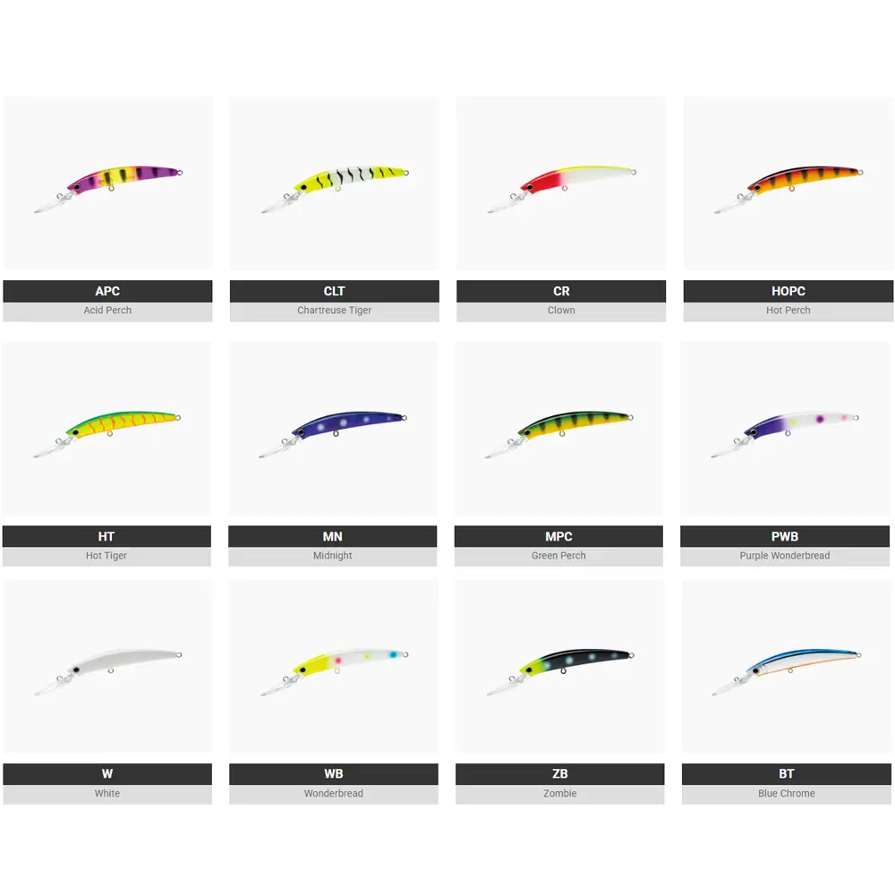YO-ZURI CRYSTAL MINNOW DEEP DIVER WALLEYE FLOATING 110mm