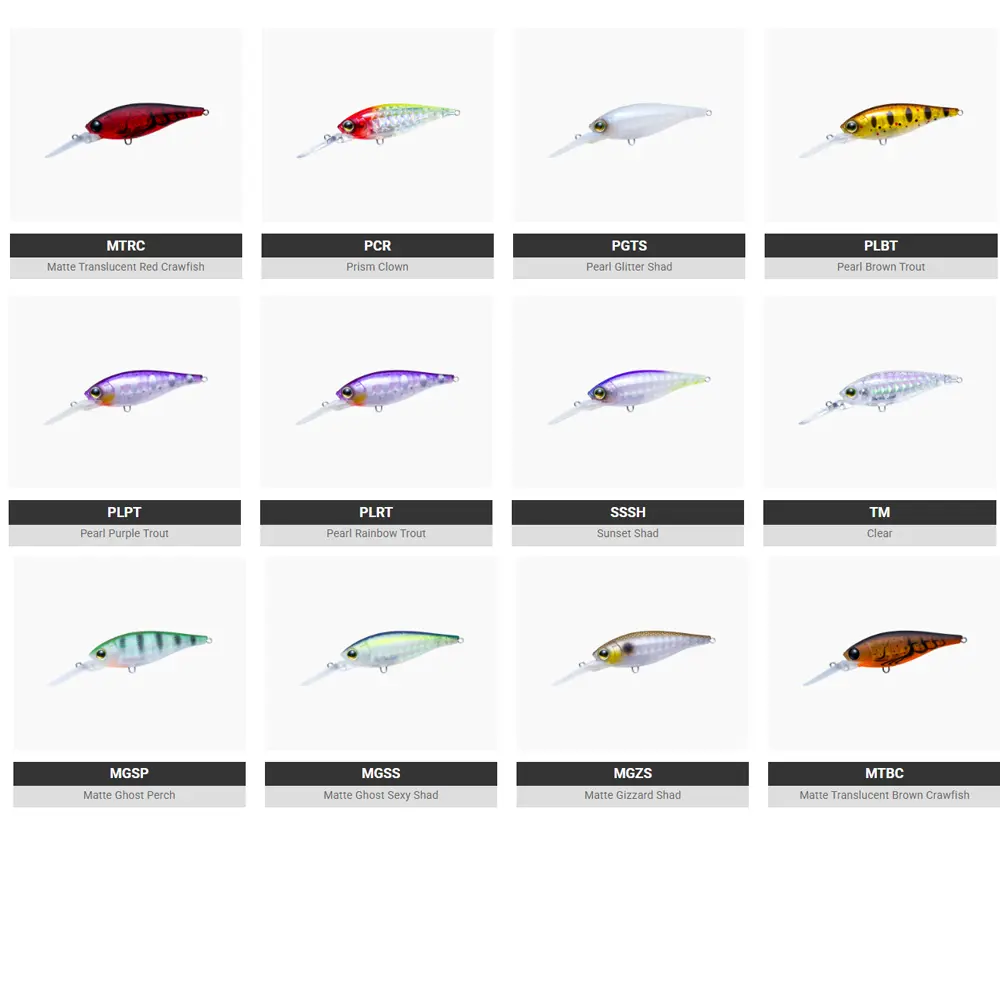 YO-ZURI 3DR-X SHAD SUSPENDING 60mm