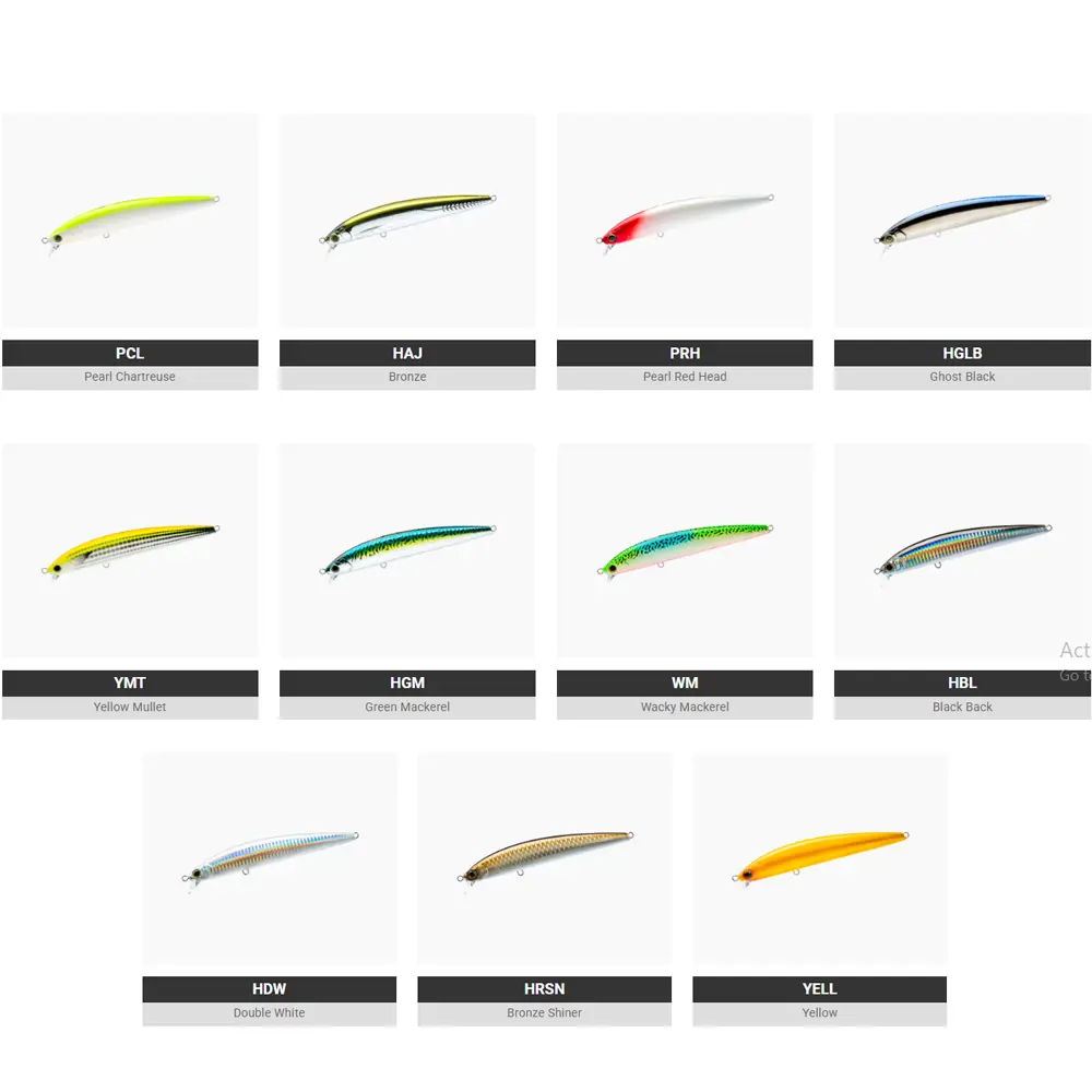 YO-ZURI HYDRO MINNOW LC (LONG CASTING) FLOATING 150mm