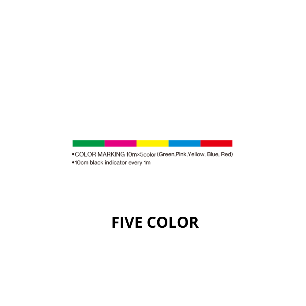 YO-ZURI SUPERBRAID FIVE COLOR 330YDS