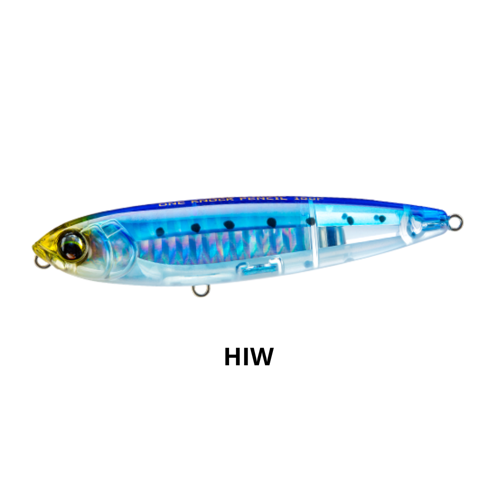 DUEL L-BLUE ONE KNOCK PENCIL 100 FLOATING 100mm