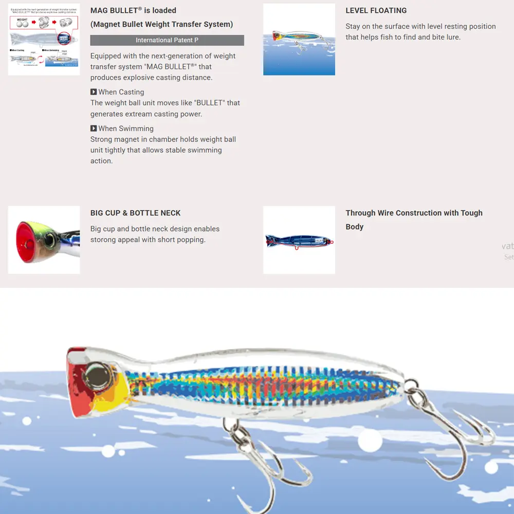 HARDCORE BULLET BULL FLOATING 85mm