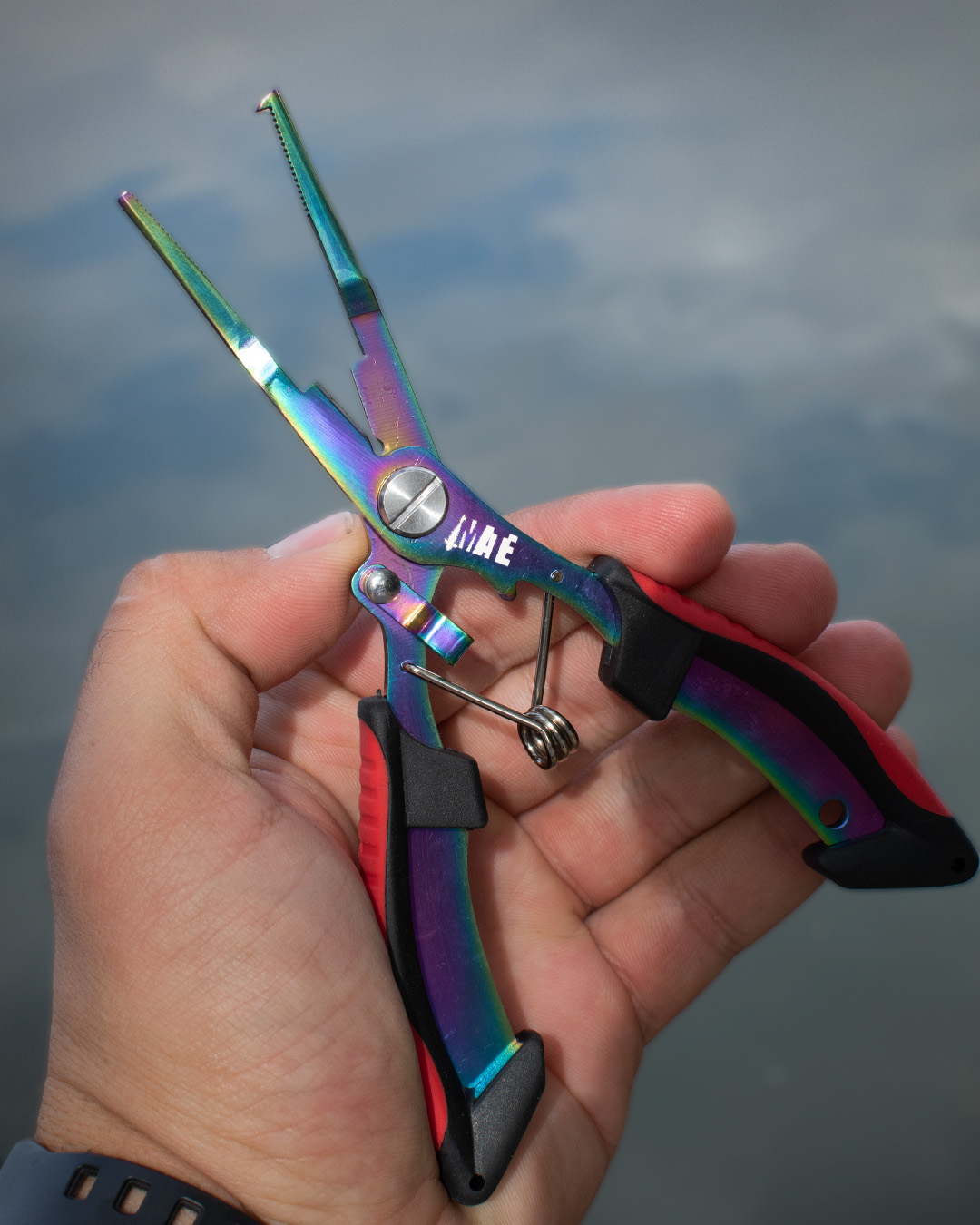 Mate Split Ring Fishing Pliers- Rainbow
