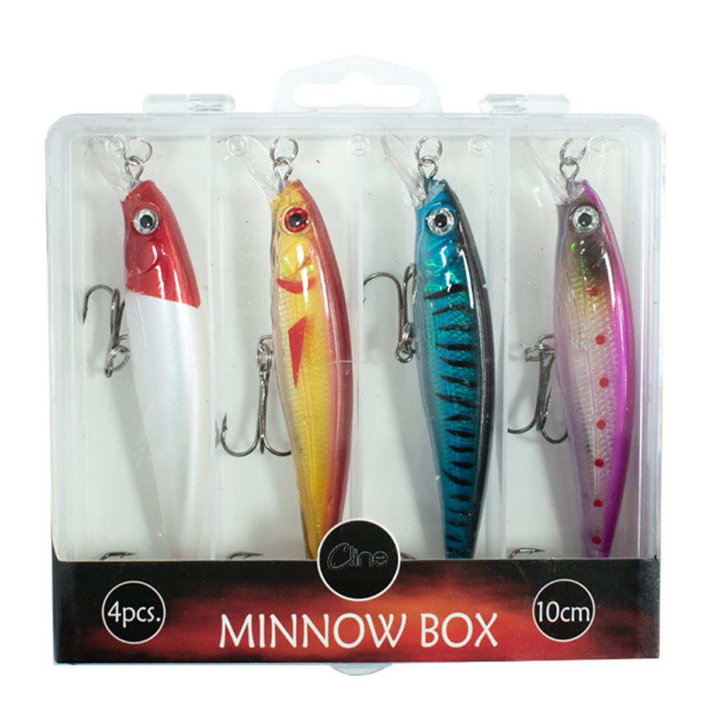 C LINE MINNOW  BOX 4 PCS 8CM