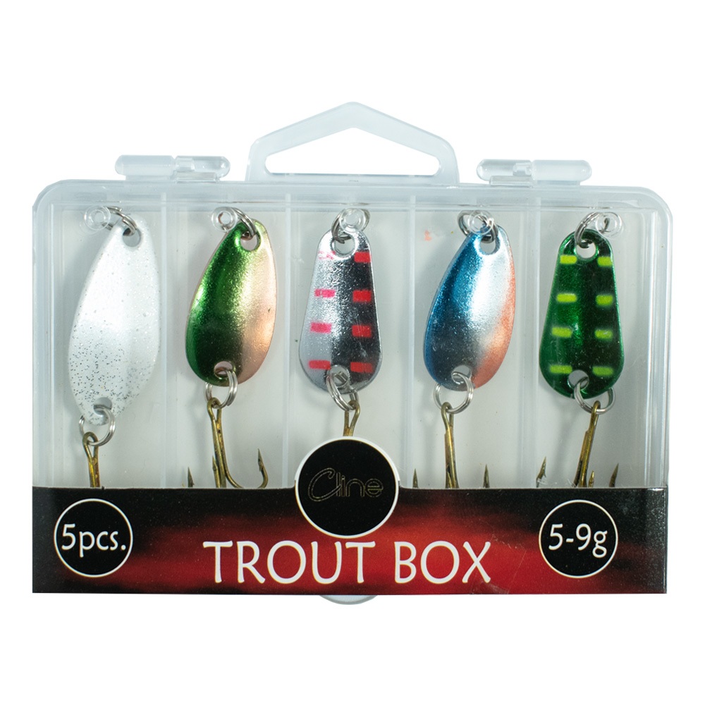 C LINE TROUT BOX 5 PCS 5-9G