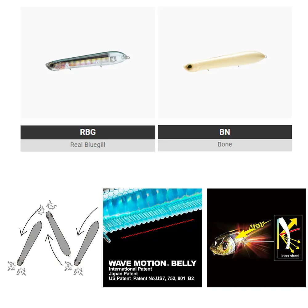 YO-ZURI 3DB PENCIL POPPER (F) 110mm