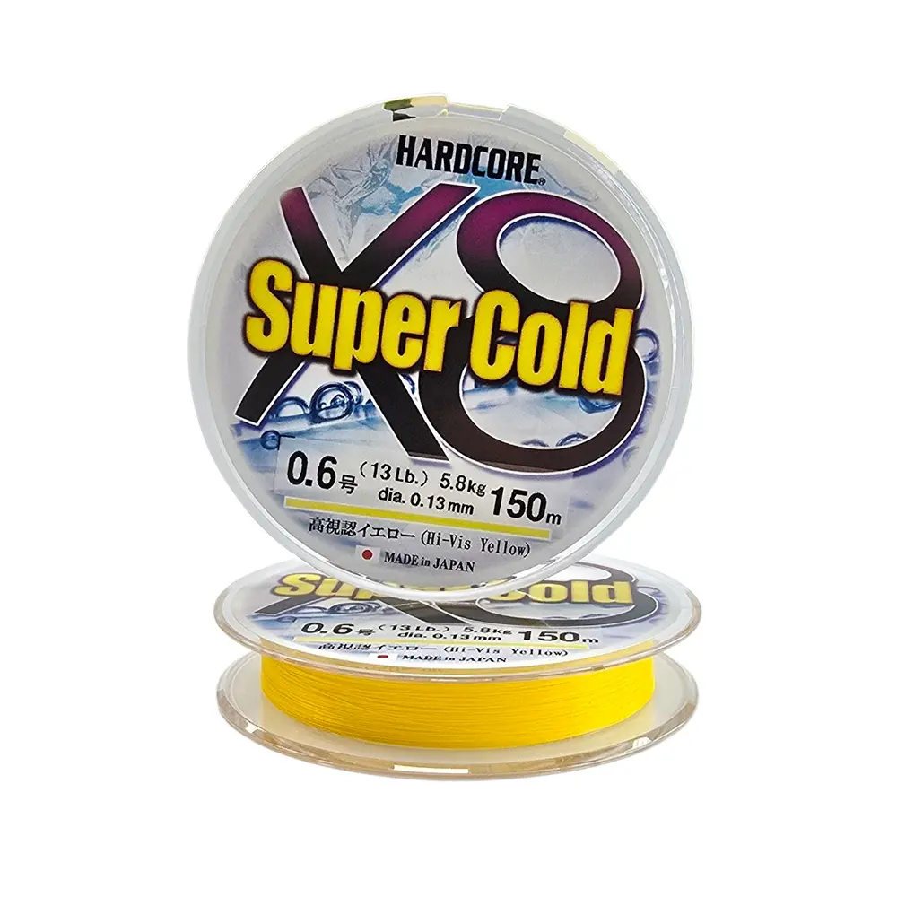 HARDCORE SUPER COLD X8 150m  Yellow