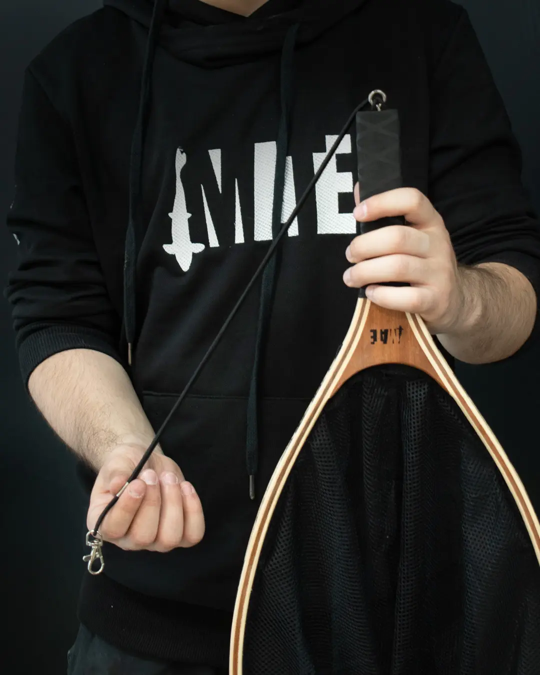 MATE WOODEN LANDING NET