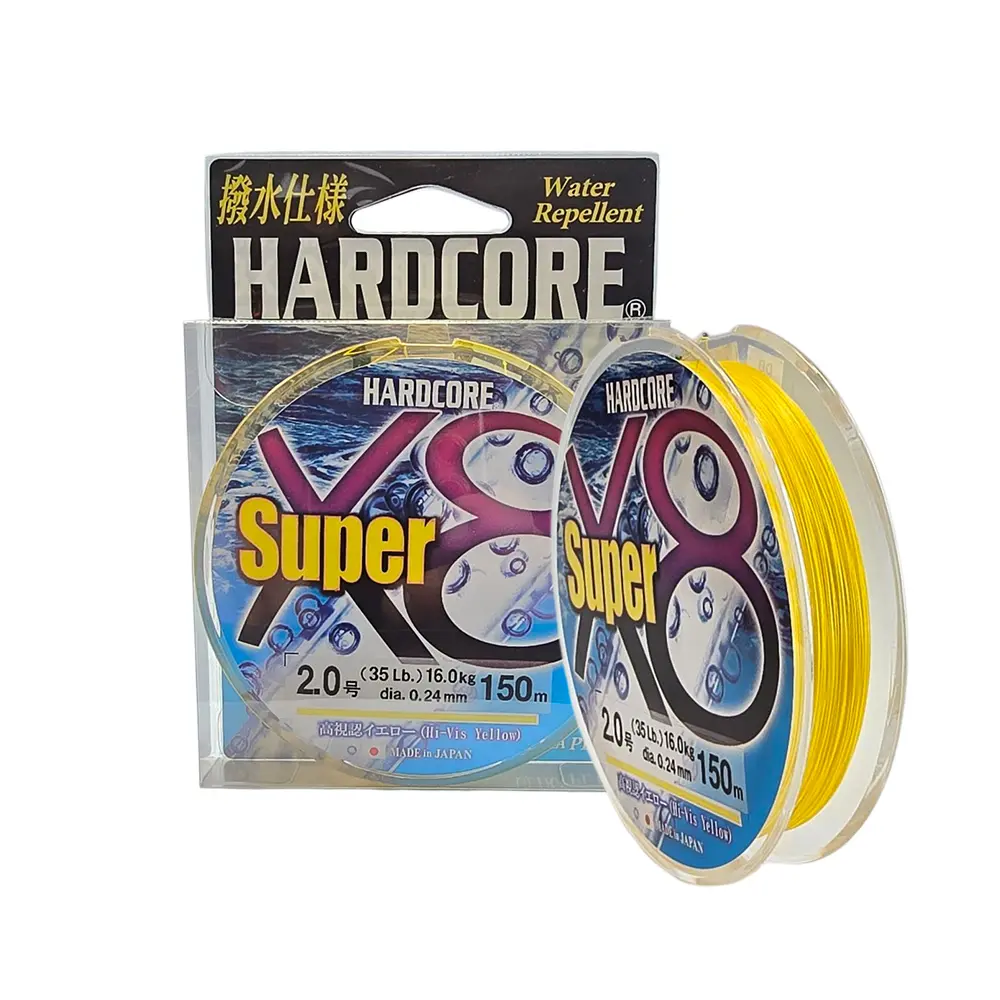 HARDCORE SUPER X8 150m  Hi-Vis Yellow