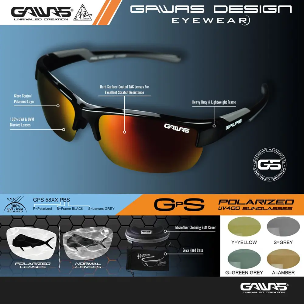 GAWAS SUNGLASS * POLARIZED – GPS 5812 – PBS