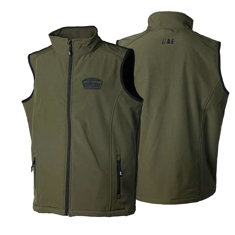 MATE SHELL&FLEECE VEST GREEN