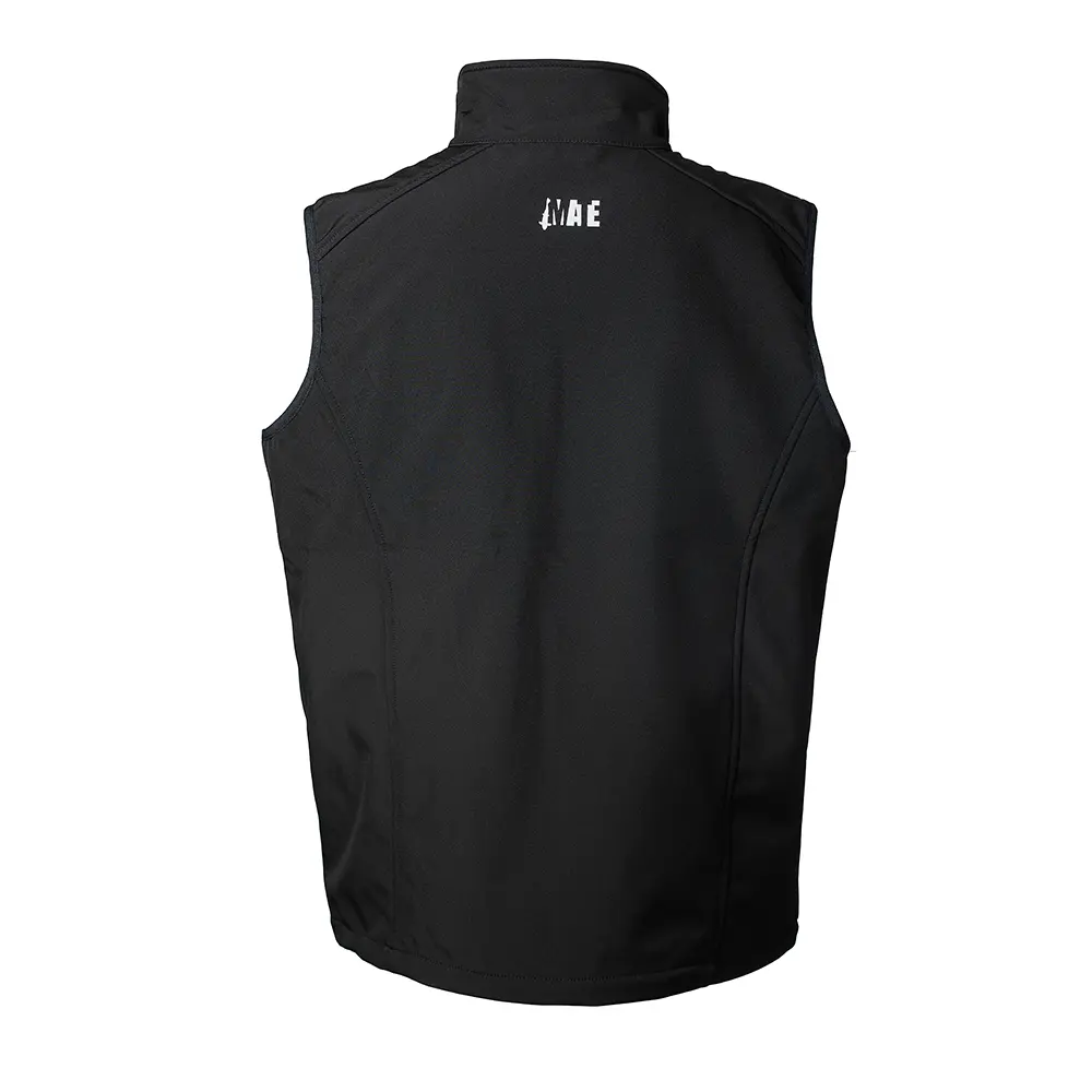 MATE SHELL&FLEECE VEST BLACK
