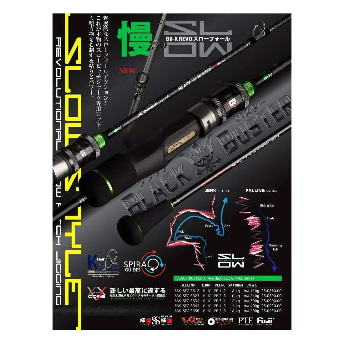 XZOGA BLACK BUSTER BBZ – CI 6634 (F-SIC) SPIRAL