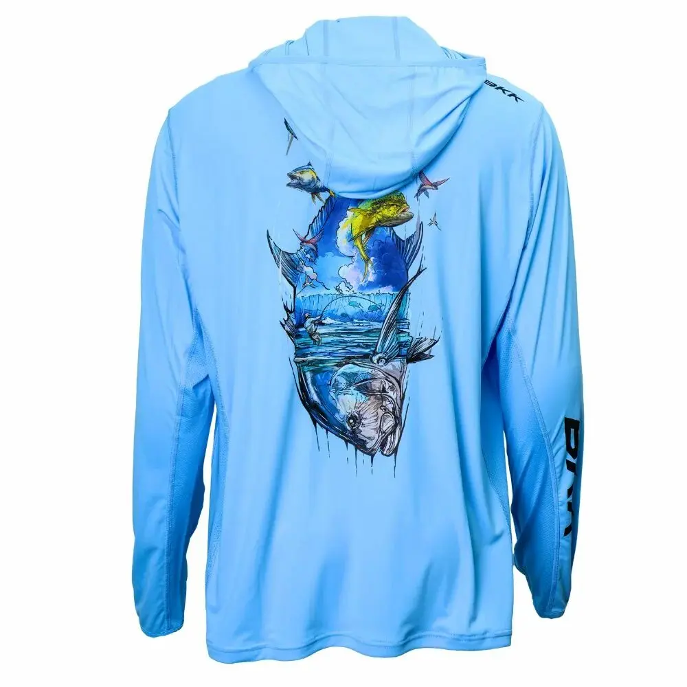 BKK LONG SLEEVE PERFORMANCE SHIRT-BRAND VALUES GT-LIGHT BLUE