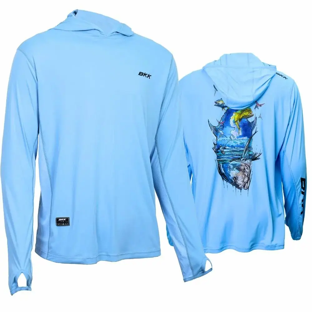 BKK LONG SLEEVE PERFORMANCE SHIRT-BRAND VALUES GT-LIGHT BLUE