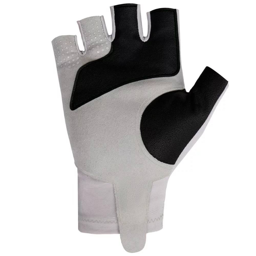BKK NEW Half Finger Gloves 2,Light Grey