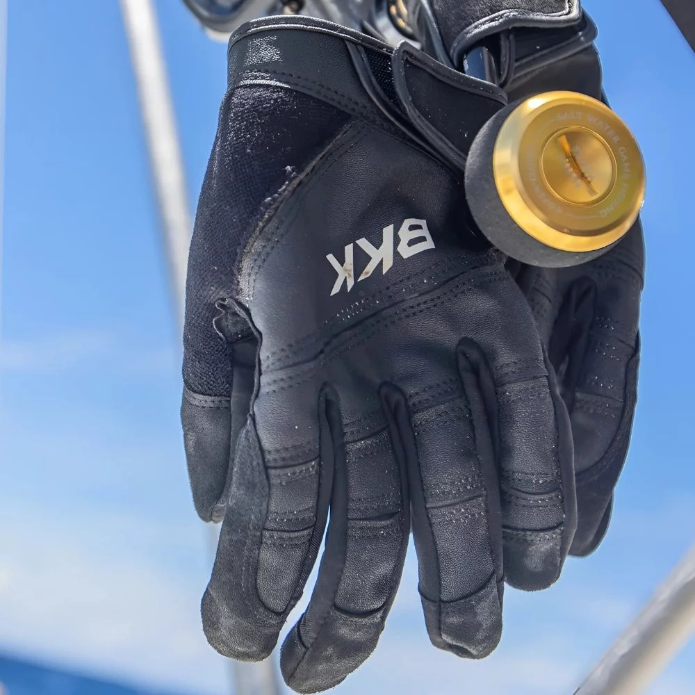 BKK NEW Full Finger Gloves,Black