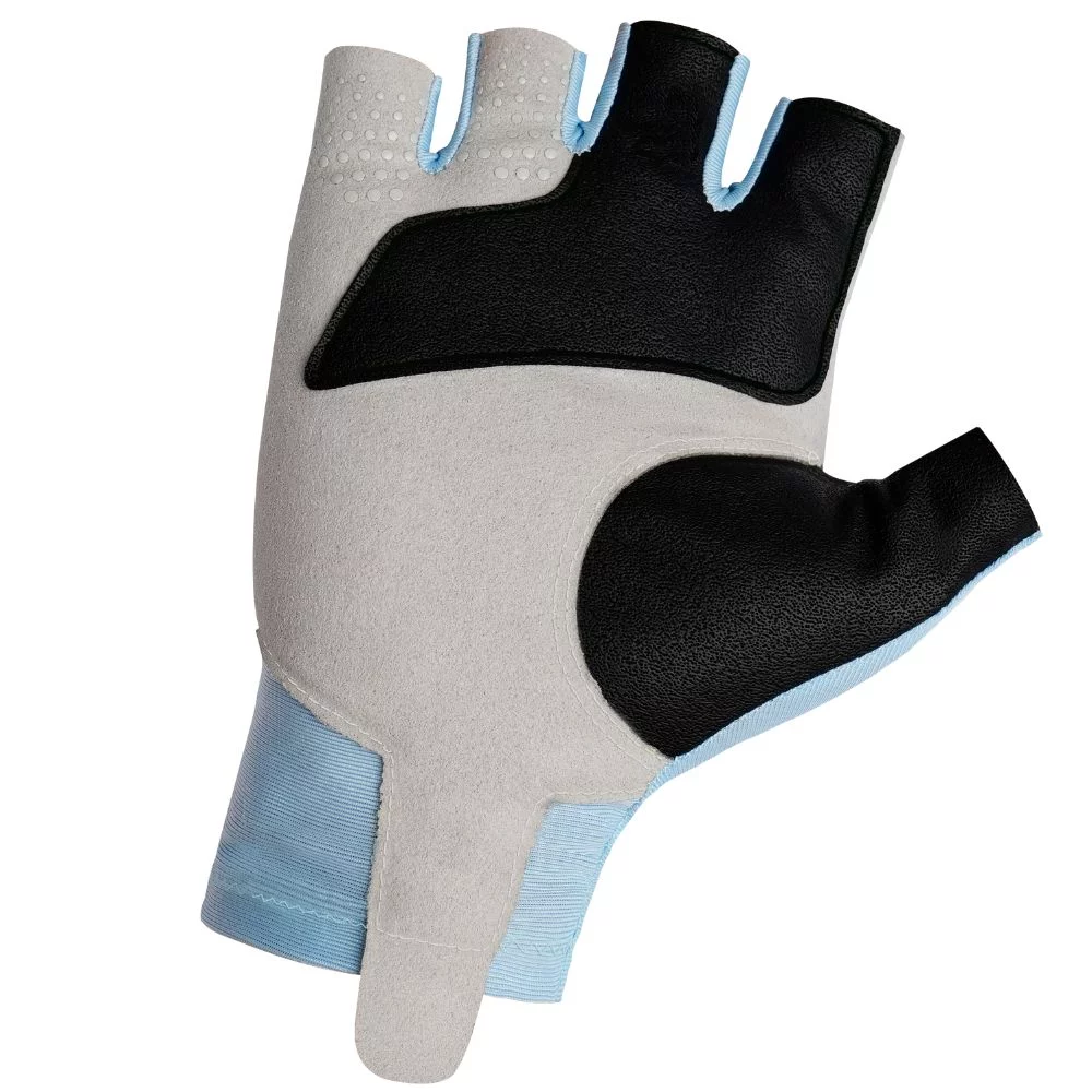 BKK NEW Half Finger Gloves 1,Light Blue