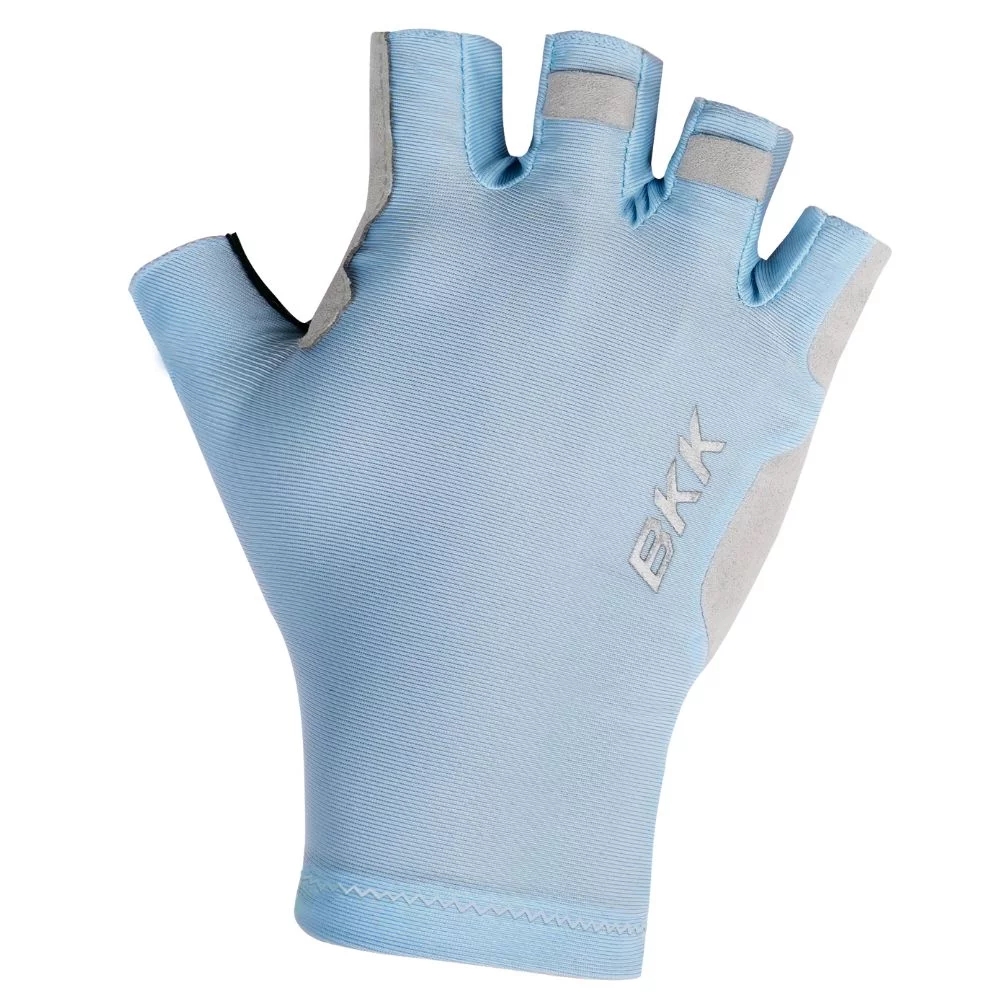 BKK NEW Half Finger Gloves 1,Light Blue