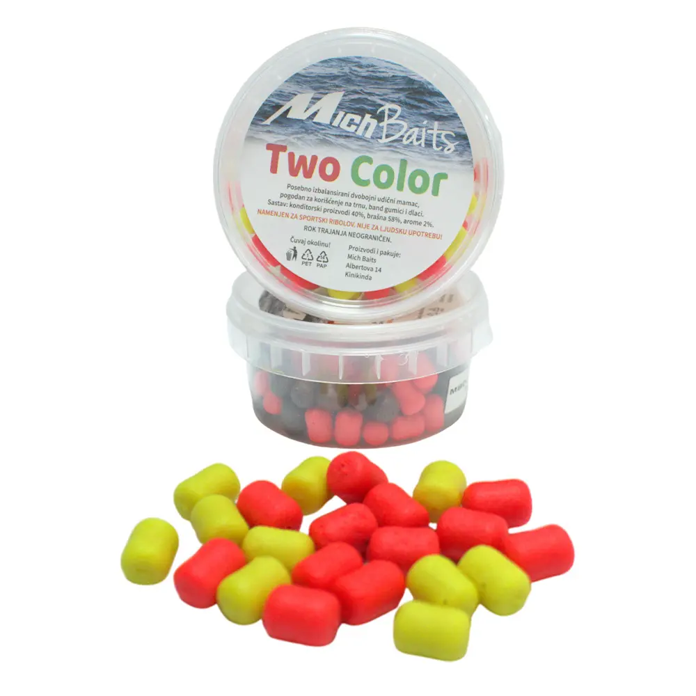 Mich Baits Pop Up Dumbels Two color 25gr 8mm