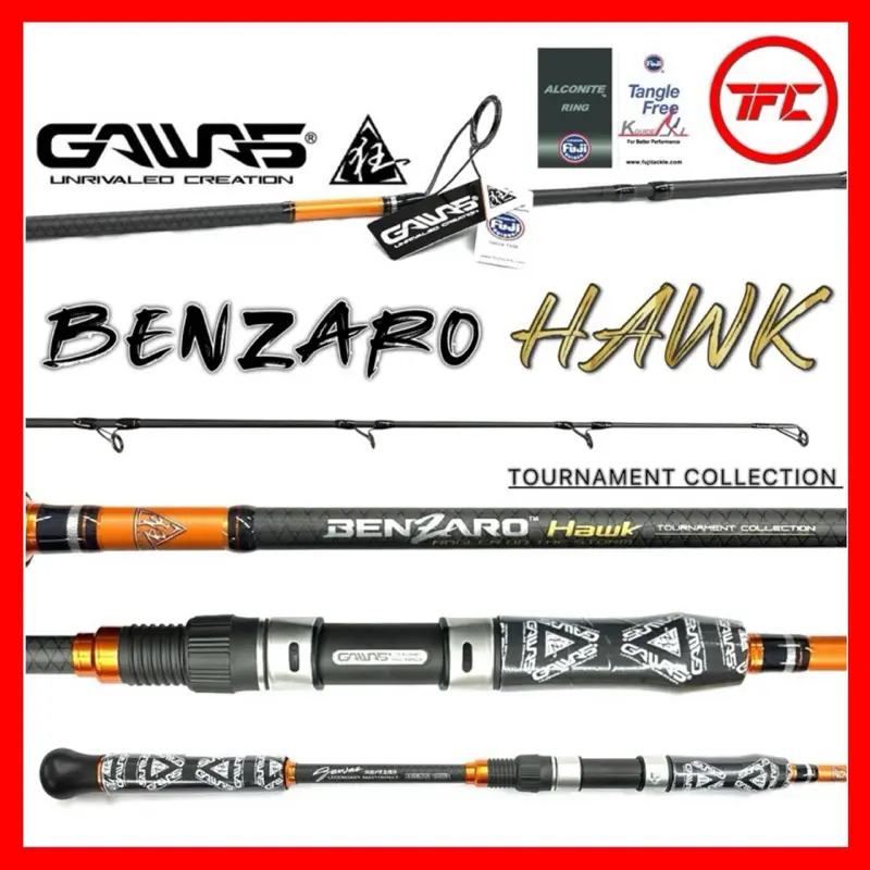GAWAS  ROD  BZ HAWK  FUJI-K BZ-HS