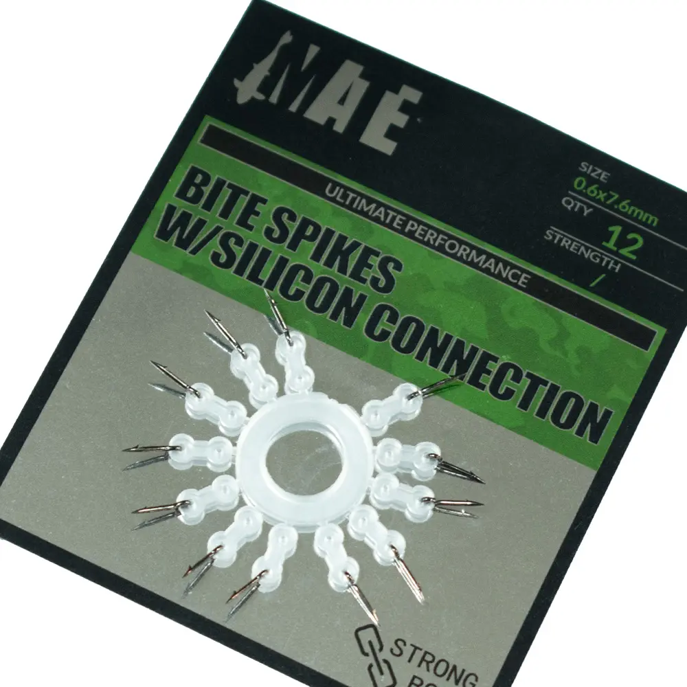 MATE BITE SPIKES W/SILICON CONNECTION 15pcs