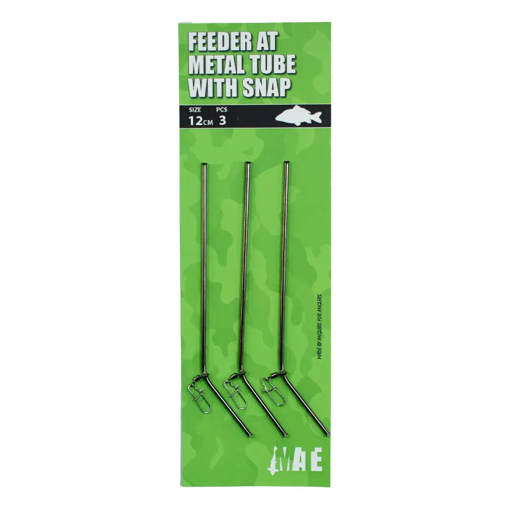 MATE FEEDER AT METAL TUBE WITH SNAP