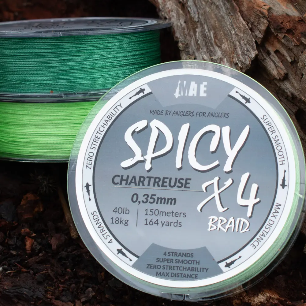 MATE-SPICY X4  BRAID CHARTEUSE 150m